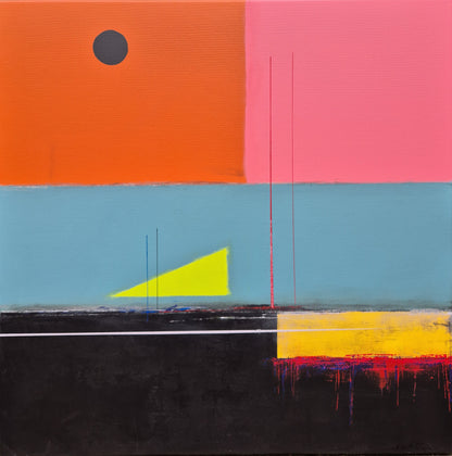 When no one can sleep 80x80cm/31,5"x31,5"