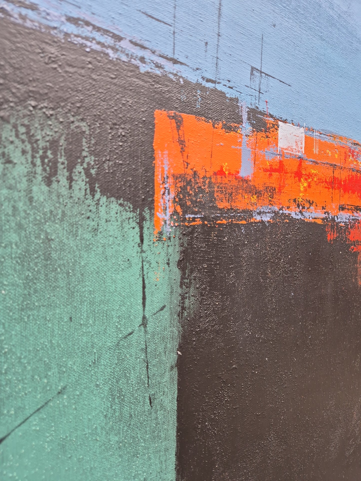 Around the world 80x80cm/31,5"x31,5"