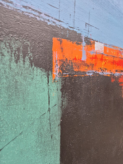 Around the world 80x80cm/31,5"x31,5"