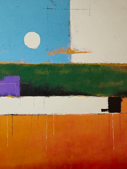 Everything In Its Right Place 100x100cm/39.4”x39.4”