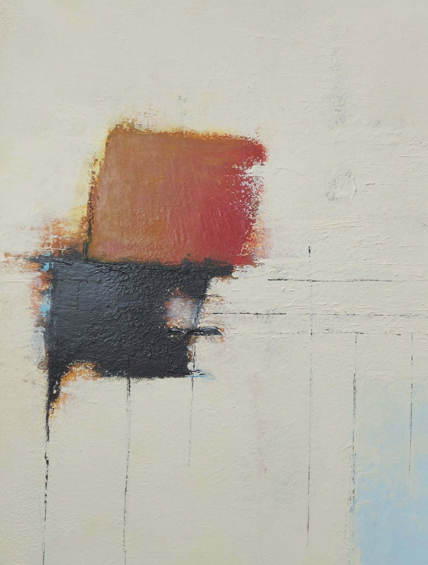 Fire Walk With Me (II) 100x100cm/39.4”x39.4”
