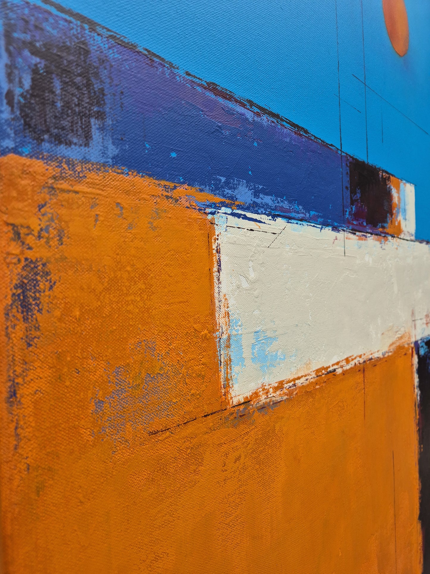 We shine like a burning star 100x100cm/39.4”x39.4”