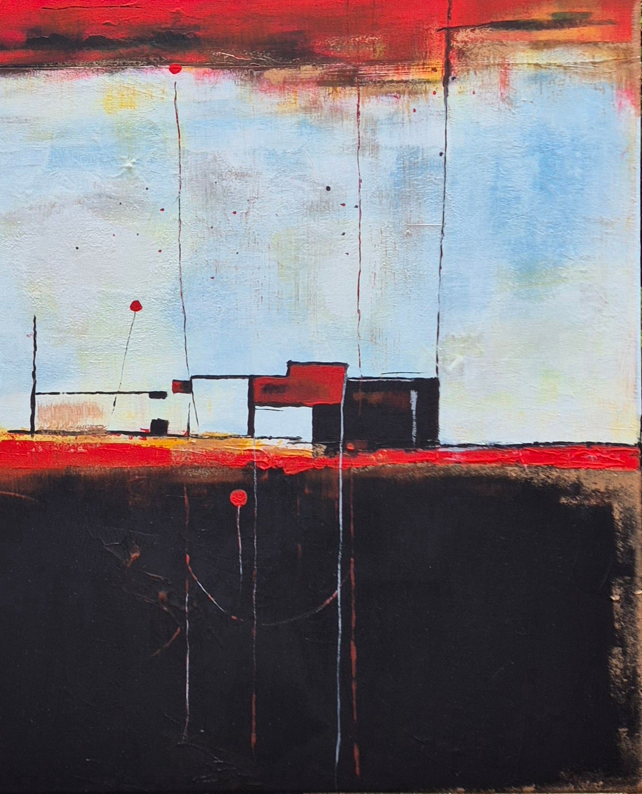 The Edge of the World 100x100cm/39.4”x39.4”