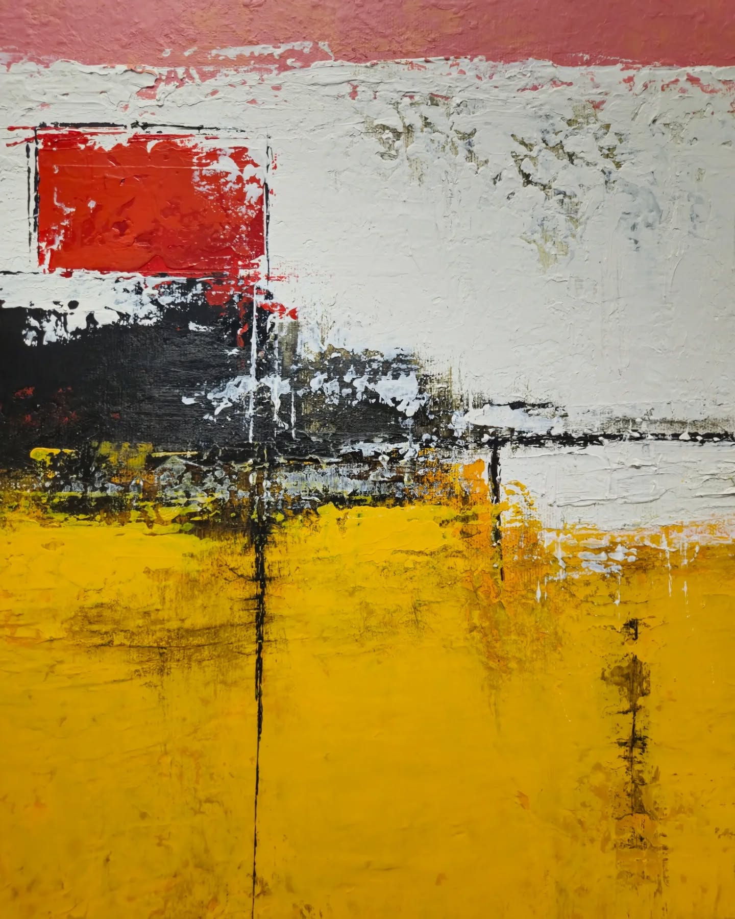 I Was Sleeping When the World Was Ending 100x100cm/39.4”x39.4”