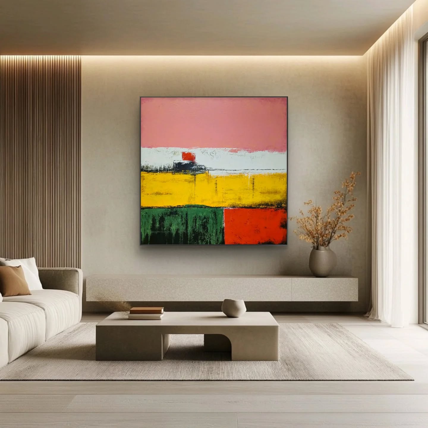 I Was Sleeping When the World Was Ending 100x100cm/39.4”x39.4”